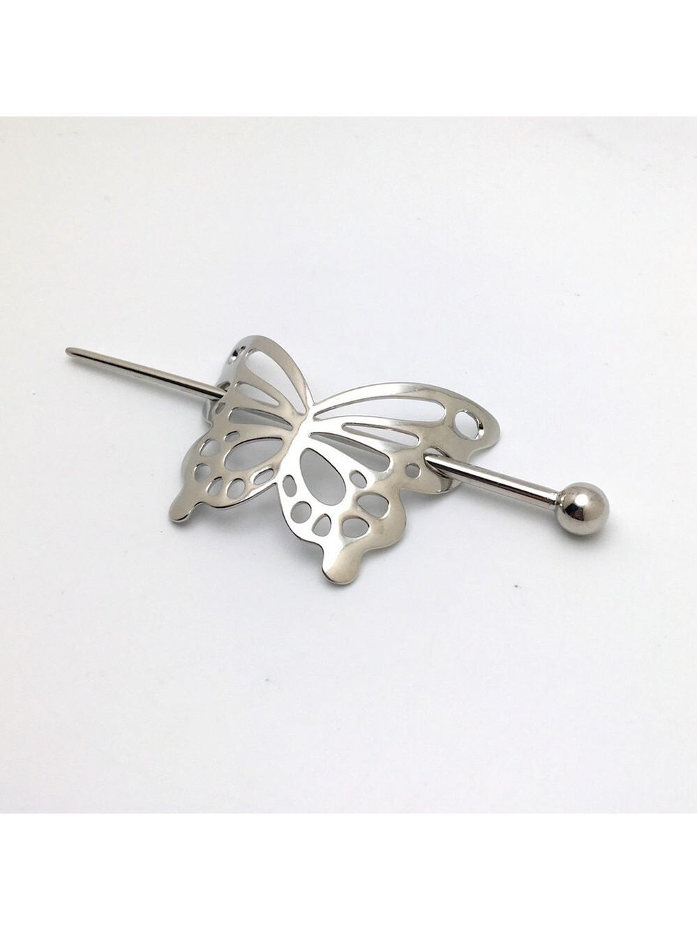 Elegant Butterfly Hair Pin Rod